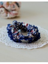 Cherry Flower Lace Scrunchie