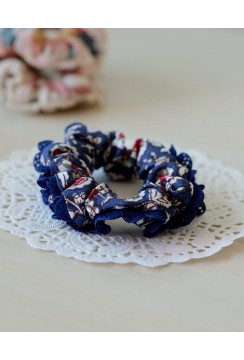Cherry Flower Lace Scrunchie